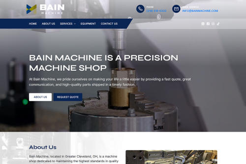 Manufacturing Website Design